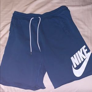 Mens Blue Nike Shorts